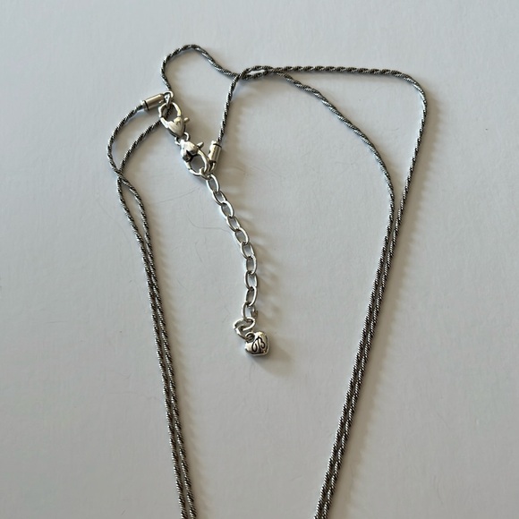 Brighton Snowflake Locket. 22” full length. Silver plate. - Picture 3 of 5